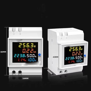 Một pha 100A Volt Amp năng lượng mét <span class=keywords><strong>mini</strong></span> đồng hồ điện - Product Image 4