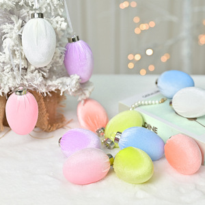 Coloridos Huevos de Pascua Colgantes y Adornos de Conejitos para Decoración de Interiores - Product Image 4