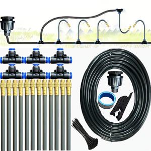 Kit de Riego Universal con Manguera Gris de 10 Metros, Sistema de Riego por Goteo de Conexión Rápida, Suministros de Automatización para Jardín - Product Image 1