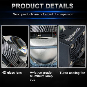 Accessori LELANPU, Fari per Moto 12V, Lente Fisheye in Vetro, Luce Fendinebbia per Auto, Proiettore Laser, Fari LED per Suzuki e <span class=keywords><strong>Peugeot</strong></span> - Product Image 6