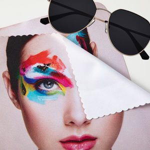 Personnalisation personnalisée <span class=keywords><strong>de</strong></span> haute qualité lunettes chiffon <span class=keywords><strong>de</strong></span> nettoyage Logo impression doux réutilisable ordinateur caméra chiffon d'essuyage pour lentille - Product Image 3