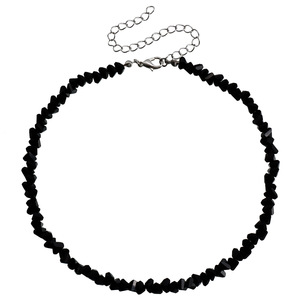 Joyería de moda, collar de cristal negro con cuentas tejidas hechas a mano para mujer, Gargantilla con personalidad de estilo coreano Ins - Product Image 6