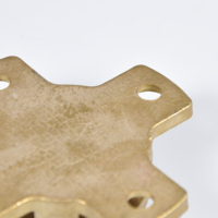 Base de borne aérienne plaquée cuivre et laiton pour système de protection contre la foudre, support de tige filetée pour montage sur toit avec mise à la terre