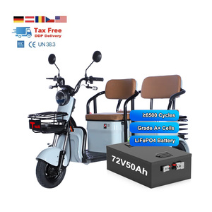 แบตเตอรี่ลิเธียมสำหรับมอเตอร์ไซค์สามล้อ Delong 48v 60v 72v 100ah 150ah 200ah 300ah แบตเตอรี่ลิเธียมไอออนแบบชาร์จได้ GP51105 60v 100 - Product Image 5
