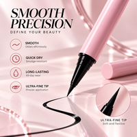 Crayon Eyeliner Précision Longue Durée Imperméable Léger et Lisse Maquillage Cosmétique Marque Privée Eyeliner Noir Vente en Gros