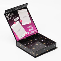 Boîte en carton rigide magnétique pour vêtements recyclables avec logo personnalisé, emballage élégant, boîte cadeau avec couvercle magnétique
