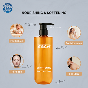 Lotion corporelle éclaircissante et apaisante ZLZR au curcuma, vitamine C et rétinol, anti-acné, pour femmes, parfum orange, 300 ml, matin - Product Image 3