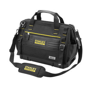 Sac de transport pour outils Stanley Fatmax 18 pouces Pro Stack, multi-compartiments, sangle convertible, capacité de 200 lb - Product Image 1
