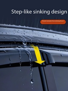 Pour l'installation des accessoires <span class=keywords><strong>de</strong></span> protection contre la <span class=keywords><strong>pluie</strong></span> pour vitres <span class=keywords><strong>de</strong></span> voiture et déflecteurs d'<span class=keywords><strong>eau</strong></span> pour portières <span class=keywords><strong>de</strong></span> voiture, modèle Equation Leopard Titanium 3, résistants à l'<span class=keywords><strong>eau</strong></span>. - Product Image 4