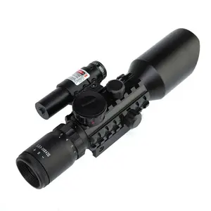 Scope 3 10X40 EG Optics Sight Scope Red Green Illuminated With Red Dot Laser For Outdoor Activities