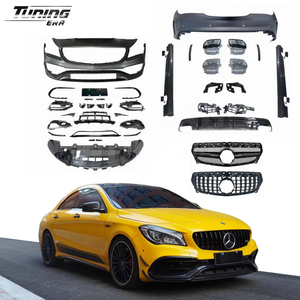 Kit di Conversione per <span class=keywords><strong>Mercedes</strong></span> Classe <span class=keywords><strong>CLA</strong></span> <span class=keywords><strong>W117</strong></span> CLA180 CLA200 CLA250 2014-2019, Aggiornamento AMG CLA45, Kit Carrozzeria Completo per Esterni - Product Image 1