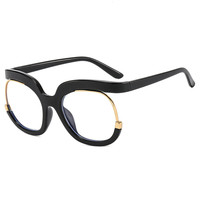 Vente en gros de lunettes en plastique métallique à monture optique lunettes de créateur à la mode montures de lunettes montures de lunettes de luxe