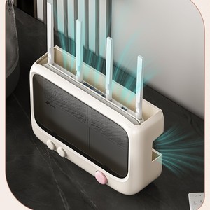 Doba Saddle Wall Mounted <b>Router</b> Storage <b>Box</b> Milk White Rectangle Plastic PP Design Patent 9245 - Product Image 5