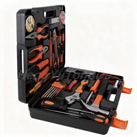 Ensemble d'outils de bricolage à domicile, boîte à outils combinée pour le travail du bois, kit de réparation automobile, boîte à outils multifonctionnelle OEM, acier au carbone