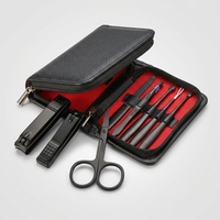 Ensemble de manucure et pédicure portable en acier inoxydable, 9 pièces, coupe-ongles, kit de soin des ongles pour femmes et salons