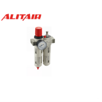 ALITAIR Série OU FR.L – Combinaison FRL (Filtre, Régulateur, Lubrificateur) pour Compresseur d'Air Pneumatique