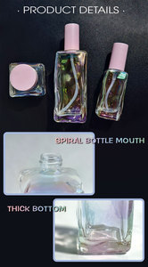 Rỗng rộng miệng 50 ml mỹ phẩm lọ thủy tinh 50g 30ml 100ml vuông thủy tinh mỹ phẩm bao bì - Product Image 3