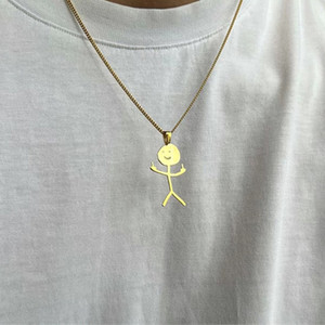 Collana Unisex in Acciaio Inossidabile con Diamanti, Nuova Collezione Europea e Americana, Design Halloween con Personaggi Cartoon Divertenti e Graffiti - Product Image 6