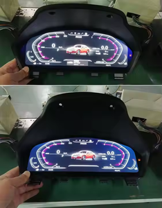 BMW 5 serisi F10 F11 3 serisi için F30 F35 X5 E70 E71 kilometre dijital küme 12.3 "paslanmaz çelik ekran pano LCD - Product Image 6