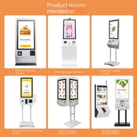 Caja Registradora de Autoservicio con Pantalla Táctil para Catering, Máquinas Expendedoras Todo en Uno con Reconocimiento Facial de Alta Resolución para Operaciones sin Personal