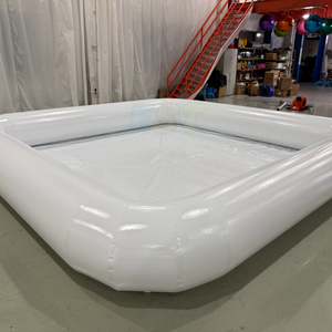 Piscina Inflable Rectangular <span class=keywords><strong>de</strong></span> PVC Blanca Personalizable <span class=keywords><strong>de</strong></span> Alta Calidad, Diseño Colorido para Adultos y Niños - Product Image 3