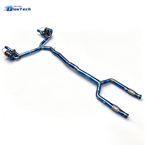 Sistema de Escape Catback Valvetronic de Titanio de Alto Rendimiento para Mercedes C43 C400 C450 W205 3.0L V6 Biturbo con Control Remoto de Válvulas - Product Image 3