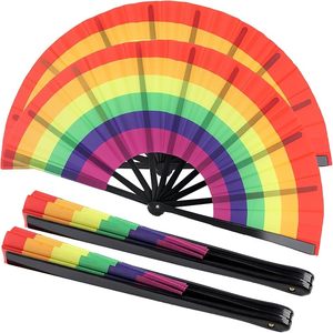 Tùy Chỉnh Kung Fu Fan Đảng Sử Dụng Lớn Clack Lớn 33Cm Biểu Tượng Tùy Chỉnh Niềm Tự Hào Lớn Rave Cầu Vồng Clack Tre Tay Người Hâm Mộ - Product Image 1