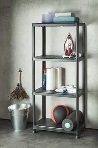 Warehouse Store Home <strong>Garage</strong> <strong>Plastic</strong> Shelving Storage <strong>Shelves</strong> Rack <strong>Plastic</strong> Shelf Unit 5 Layer - Product Image 6