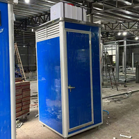 Serbatoio d'acqua mobile per WC da cantiere ed eventi all'aperto, contenitore sanitario di emergenza in pannelli sandwich resistenti