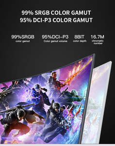 จอมอนิเตอร์สำหรับเล่นเกมขนาด27นิ้ว165hz สำหรับเล่นเกมหน้าจอโค้งวา1ms เดสก์ท็อปคอมพิวเตอร์แอลซีดี165Hz - Product Image 3