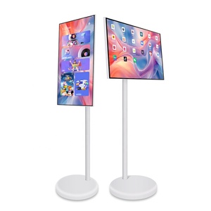 New Arrival Portable 21.5/23.8/27/32 Inch <b>LED</b> White Touch Screen Smart <b>TV</b> Android 13 Full HD 4K <b>LED</b> <b>Backlight</b> Smart <b>LED</b> Back - Product Image 1