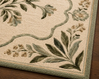 Tapis en laine naturelle de haute qualité, doux et épais, à motifs floraux, tissé à la main, design personnalisé