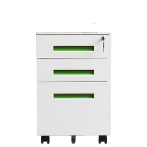 Multifunctional Modern Lockable Cold-Rolled Steel Mobile File Cabinet with Wheels for Office Home <b>Workshop</b> Kitchen <b>Storage</b> - Product Image 6