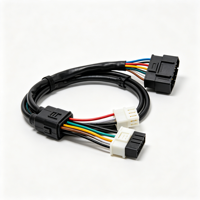 Harness Kabel Kontroler Sepeda Listrik Kustom dengan Konektor Tertutup Anti Air untuk E-Mobilitas