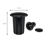Station antiparasitaire durable d'appât de tueur de termite noir en plastique