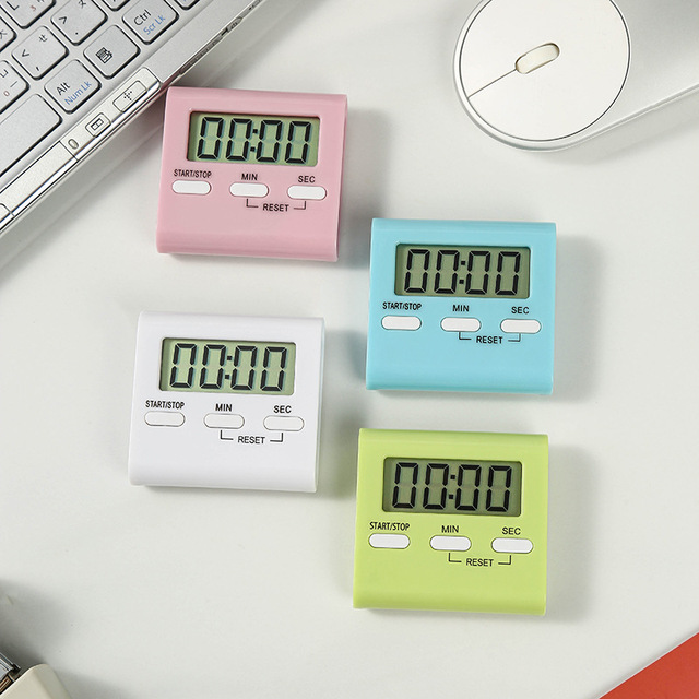 Digital Kitchen Timer Magnetic Countdown Timer with Loud Alarm Big Digits Back Stand for Cooking Classroom Teachers Not Battery