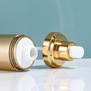 Envases de Plástico Acrílico de Lujo para Cosméticos de 30ml, 50ml y 120ml, Botellas con Bomba Grande Personalizadas, Envases Dorados de 30g y 50g para Cuidado Corporal, Mascarillas Faciales - Product Image 3