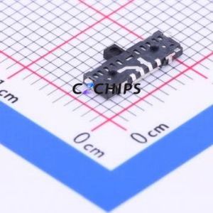 SSAG230400 Slide Switch SMD Switch Single Pole Three Throw Rectangle Pin Header SMD Tab 4.5mm - Product Image 2