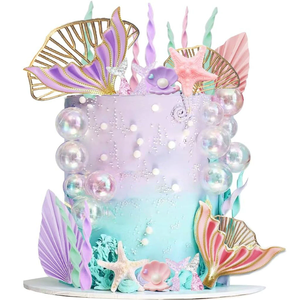 20 décorations de <span class=keywords><strong>gâteau</strong></span> <span class=keywords><strong>sur</strong></span> le thème de l'océan en résine : étoiles de mer, coquillages, coraux pour <span class=keywords><strong>anniversaire</strong></span> sous la mer, baby shower, fête sirène, décoration de cupcakes - Product Image 6