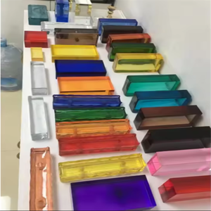 Bloques de Vidrio de Colores de 8x4x2 Pulgadas al por Mayor - Grado Comercial A1 con Clasificación de Resistencia al Fuego - Product Image 6
