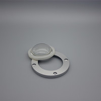 Projecteur de feux antibrouillard LED COB asphérique, lentille de torche transparente en verre optique 50 mm pour LED