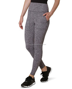 Femmes taille haute Fitness Yoga entraînement Leggings Cargo pantalon multi-poches nouveau Design Push Click 4 bouton en laiton petit solide - Product Image 1