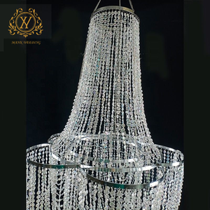 Oggetti di scena per festa di nozze in acrilico chiaro lampadario con perline per decorazione del soffitto di nozze - Product Image 2