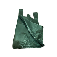 Sacs poubelles jetables en plastique HDPE avec poignées et impression en gravure personnalisable
