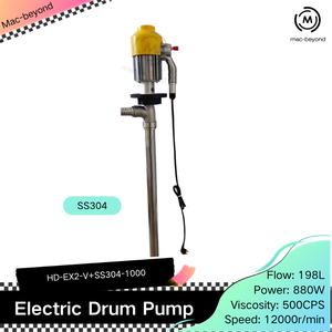 Bomba Eléctrica <span class=keywords><strong>de</strong></span> Líquidos <span class=keywords><strong>de</strong></span> Acero Inoxidable, Bomba <span class=keywords><strong>de</strong></span> Transferencia <span class=keywords><strong>de</strong></span> Aceite con Motor <span class=keywords><strong>de</strong></span> 880W, Bomba Industrial Antiexplosión para <span class=keywords><strong>Bidones</strong></span> <span class=keywords><strong>de</strong></span> Metanol - Product Image 1