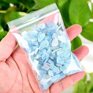 Vente en gros de pierres de guérison en cristal naturel écologiques de haute qualité, graviers ronds multicolores en sac - Product Image 5