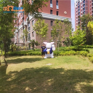 Alice in Wonderland thỏ khổng lồ <span class=keywords><strong>Inflatable</strong></span> phim hoạt hình bóng bắt mắt Đồng hồ quảng cáo hiển thị sản phẩm - Product Image 6
