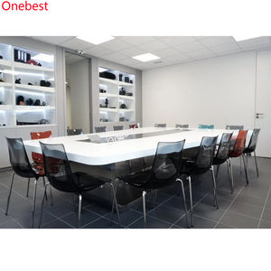 Mesa <span class=keywords><strong>de</strong></span> conferencia inteligente <span class=keywords><strong>de</strong></span> muebles <span class=keywords><strong>de</strong></span> sala <span class=keywords><strong>de</strong></span> reuniones <span class=keywords><strong>de</strong></span> <span class=keywords><strong>piedra</strong></span> <span class=keywords><strong>artificial</strong></span> <span class=keywords><strong>de</strong></span> color personalizado con toma <span class=keywords><strong>de</strong></span> corriente - Product Image 3