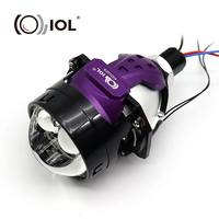 Projecteur Laser Bi-LED 2.5 pouces Installation sans perte 12V 5800K Réflecteur simple Double tir direct Universel Aluminium Nouveau