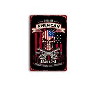 Letreros Metálicos Retro Pintados con Impresión Digital, Diseño Personalizado Vintage del Día de la Independencia Americana